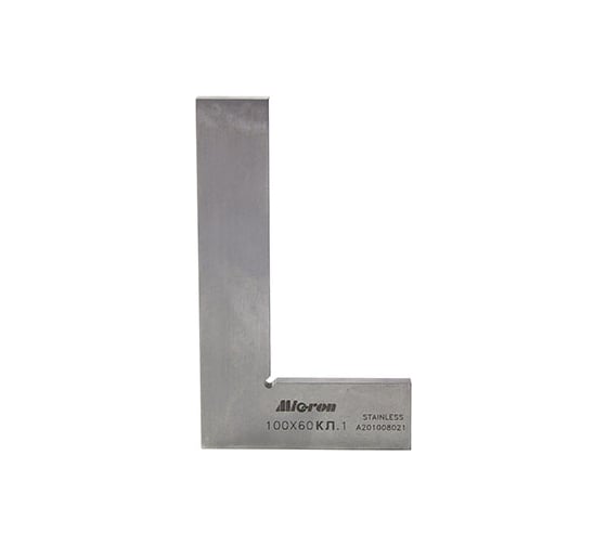 Поверочный угольник Micron УП 160х100 кл.1 МИК 45691
