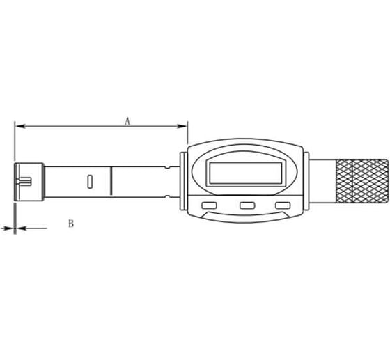 Набор цифровых нутромеров Dasqua трёхточечных IP65 12-20мм/0,001мм; глубина 150мм, удлинитель, 4711-4410