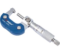 Микрометр Dasqua гладкий с хромированным корпусом 0-25мм/0,01мм, 4111-5205