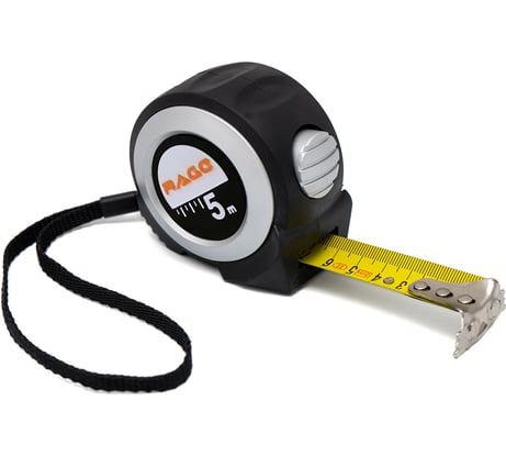 Измерительная рулетка RAGE by VIRA 5 м х 25 мм с магнитным зацепом и автостопом 100048