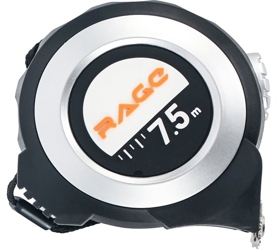 Измерительная рулетка RAGE by VIRA 7.5 м х 25 мм с магнитным зацепом и автостопом 100049