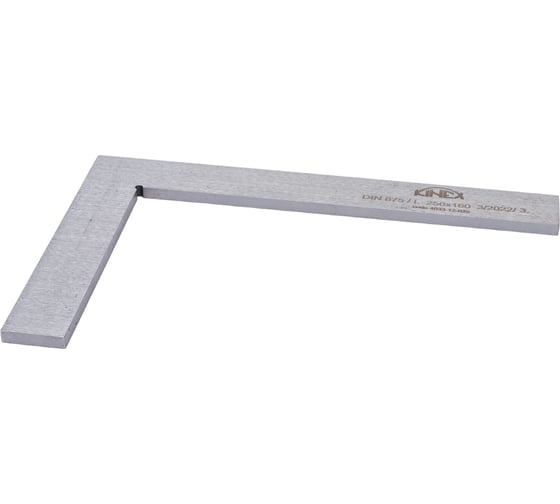 Угольник Kinex (K-MET) поверочный 250х165 мм, Класс 1, Тип УП, DIN875 4033-12-025