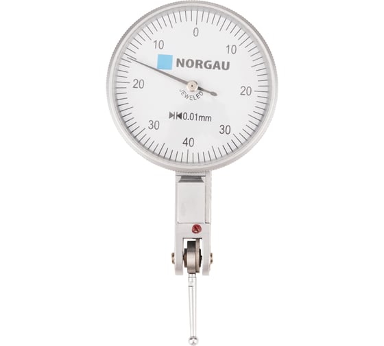 Измерительная рычажно-зубчатая головка NORGAU тип NTI-08101 0.8 мм, 0.01 мм, с поверкой 042083004/П