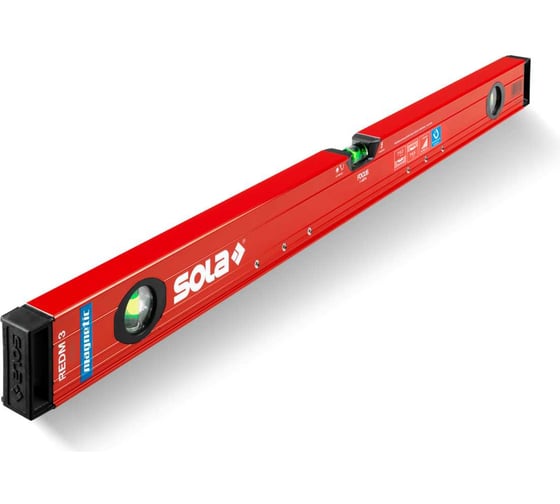 Уровень SOLA RED M 3 100, L=100 см, 3 глазка, точн. 0,3 мм/м 01813301
