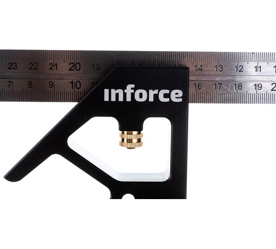 Угольник с уровнем 300 мм Inforce 06-11-67
