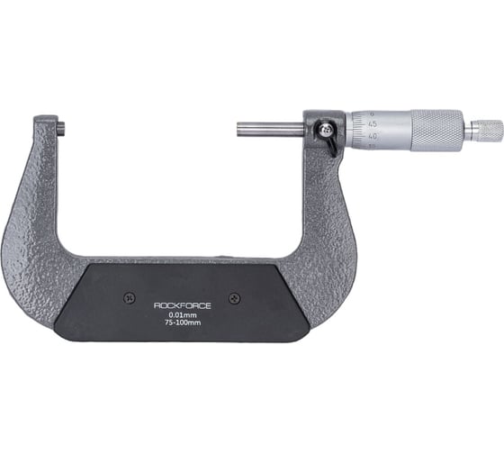 Микрометр Rockforce 75-100мм, 0.01мм, в футляре RF-5096P9100(18244)