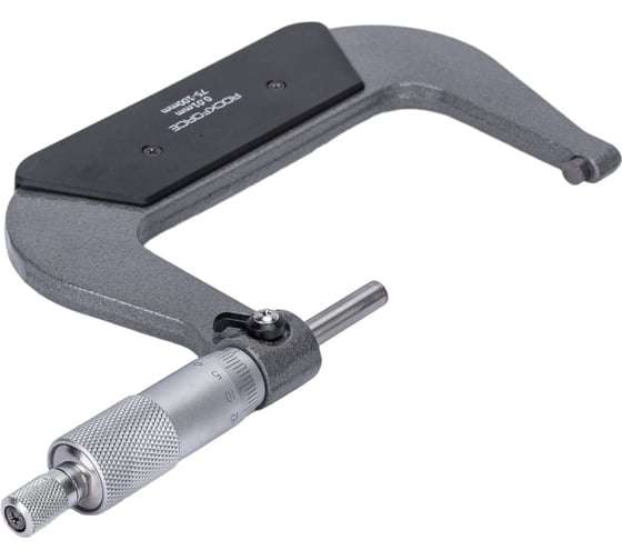 Микрометр Rockforce 75-100мм, 0.01мм, в футляре RF-5096P9100(18244)