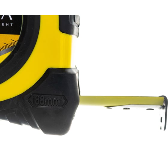 Рулетка ЭВРИКА 7.5м 25мм YELLOW профессиональная Pro-Grade с держателем ER-59725