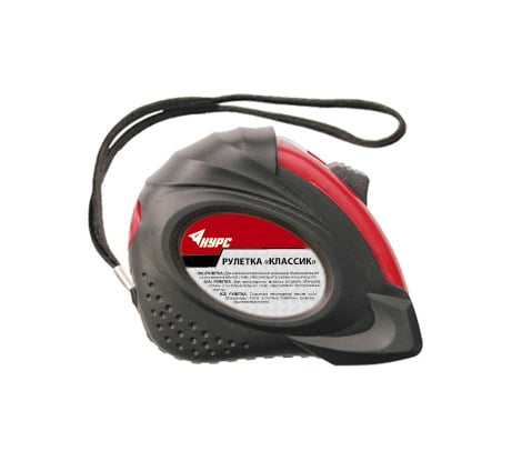 Рулетка КУРС "Классик" прорезиненный корпус 7,5 м x 25 мм 17177