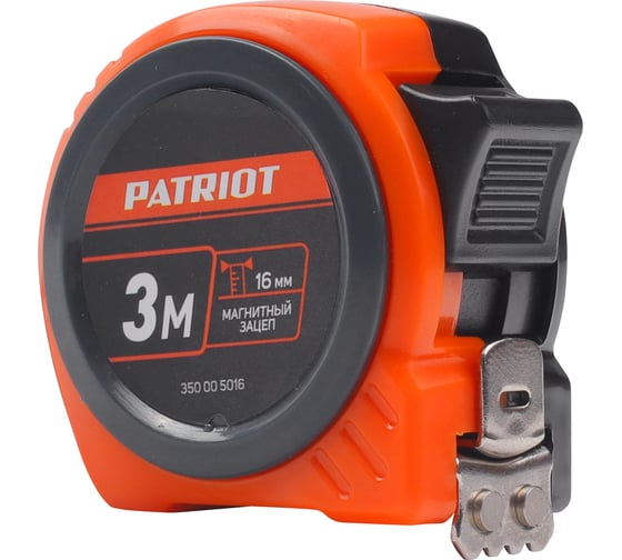 Рулетка Patriot MTP-3-16, ABS-корпус, 3м16 мм 350005016 1