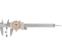 Стрелочный штангенциркуль Kinex (K-MET) DIN 862 200/45 мм, 0,02 мм 6013-02-200