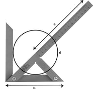 Центровочный угольник Kinex (K-MET) 300х180/250 мм 4062-3
