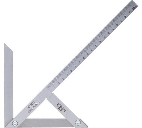Центровочный угольник Kinex (K-MET) 200х150/210 мм 4062-2