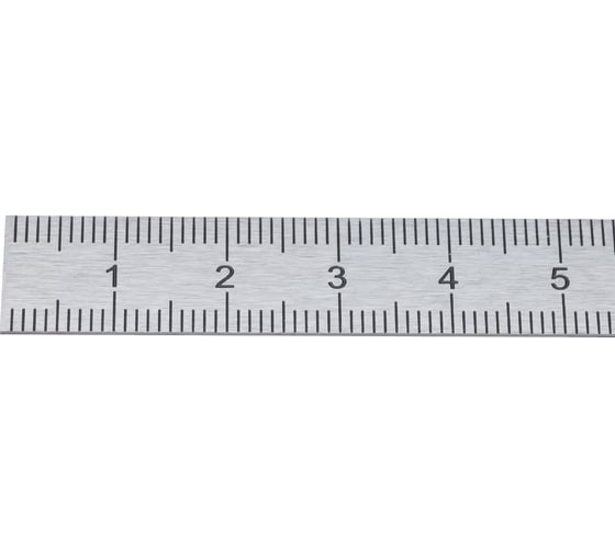 Стальная линейка Kinex (K-MET) 200х13х0,5 мм, шкала 1 мм 1022-1