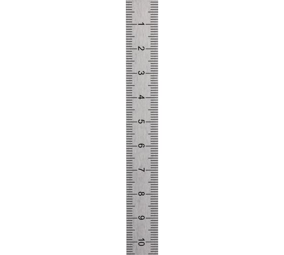 Стальная линейка Kinex (K-MET) 200х13х0,5 мм, шкала 1 мм 1022-1