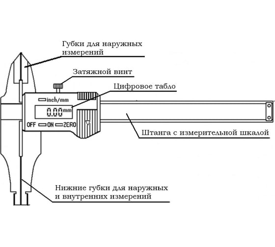 Штангенциркуль АЛЬФА-НДТ ШЦЦ-II-630-0,01 с первичной калибровкой УП-00003821