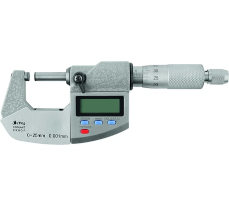 Цифровой микрометр Links гладкий МКЦ 0-25мм IP65 727 I-00 IP 65
