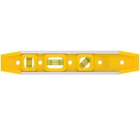 Уровень FIT Торпедо пластиковый, 3 глазка, магнитный, с алюминиевой рамкой 225 мм 18602