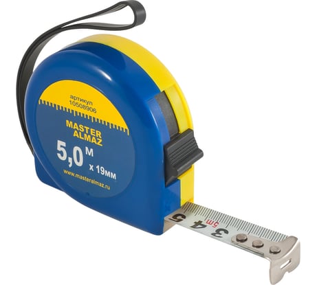 Рулетка МастерАлмаз 5mx19mm, эконом 10508906