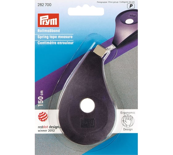 Рулетка PRYM Ergonomics 150 см 1 шт. 282700 шкала в см 319379