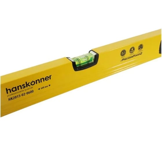 Фрезерованный уровень с зеркальной колбой Hanskonner HK2015-02-0600
