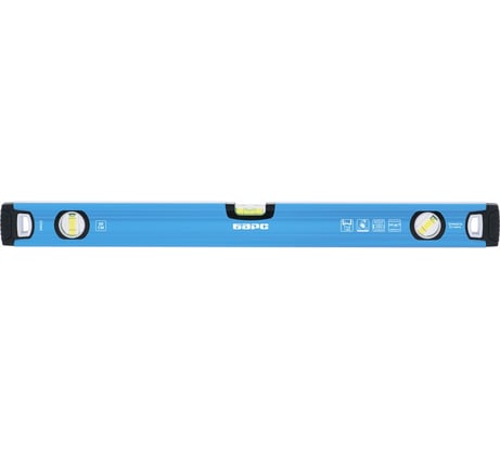 Алюминиевый уровень БАРС, 1000 мм, профиль 1,6 мм, фрезерованный 34426