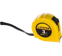 Рулетка STAYER МASTER MaxTape, пластиковый корпус, 3м/16мм 34014-03-16 15505509