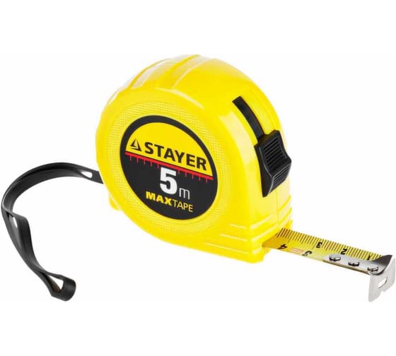 Рулетка STAYER МASTER MaxTape, пластиковый корпус, 3м/16мм 34014-03-16