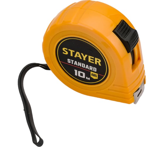 Рулетка STAYER МASTER MaxTape, пластиковый корпус, 10м/25мм 34014-10-25