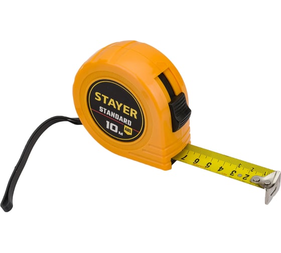 Рулетка STAYER МASTER MaxTape, пластиковый корпус, 10м/25мм 34014-10-25