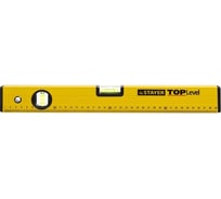 Уровень STAYER STANDARD TOPLevel, коробчатый, 2 противоударныхных ампулы, линейка, 40см 3460-040_z03