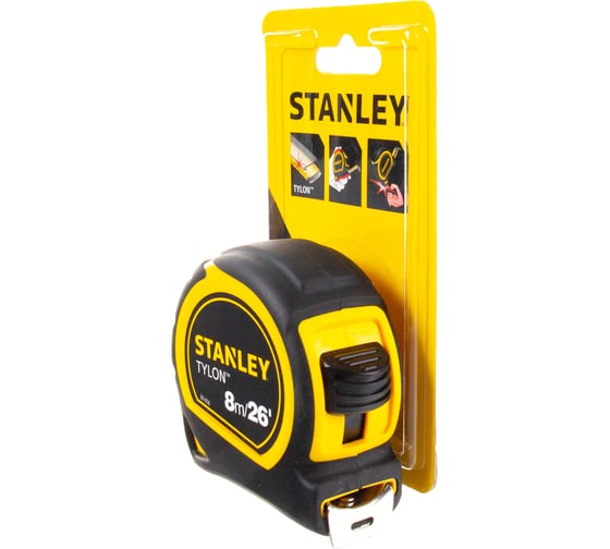Рулетка Stanley "TYLON" 8М/26' Х 25ММ 0-30-656 1