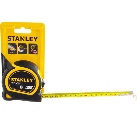 Рулетка Stanley "TYLON" 8М/26' Х 25ММ 0-30-656
