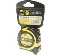 Рулетка Эврика 3м 16мм YELLOW профессиональная Pro-Grade с держателем ER-59316 987314