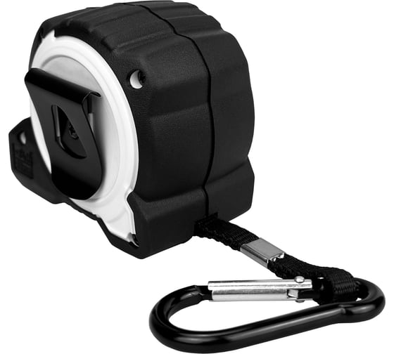 Рулетка vertextools profi "black" магнитная, автостоп, нейлон 5x32мм 3045-5-32