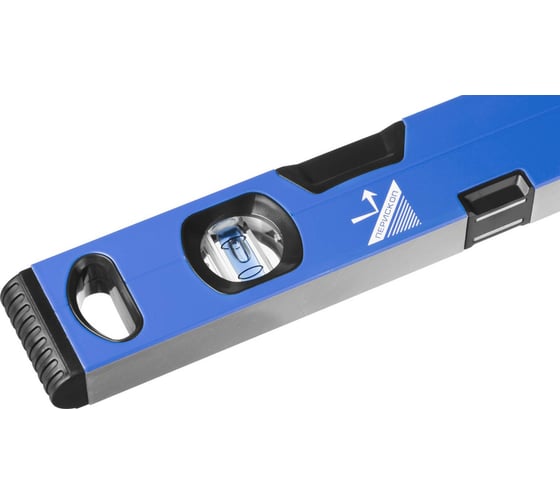 Уровень Зубр ПРОФЕССИОНАЛ АНТЕЙ с перископом, фрезерованная базовая поверхность, 2 цельные противоударные ампулы, 80см 34586-080_z01 1