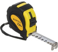 Рулетка BARTEX 7.5 м, обрезиненный пластик, 25 мм, с фиксатором 142877