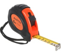 Рулетка BARTEX 5 м, обрезиненный пластик, 19 мм, с фиксатором, + кнопка 205779