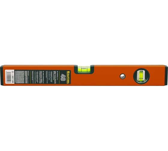 Коробчатый усиленный уровень Kraftool точность 0.5мм/м 2 ампулы 40 см 34577-040 1