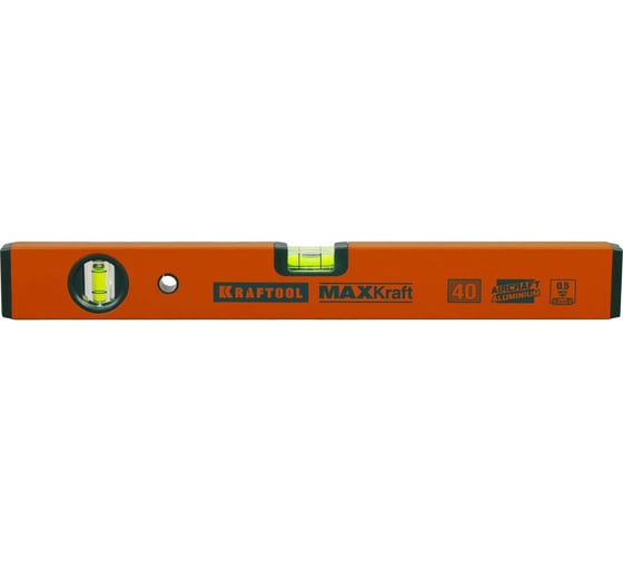 Коробчатый усиленный уровень Kraftool точность 0.5мм/м 2 ампулы 40 см 34577-040
