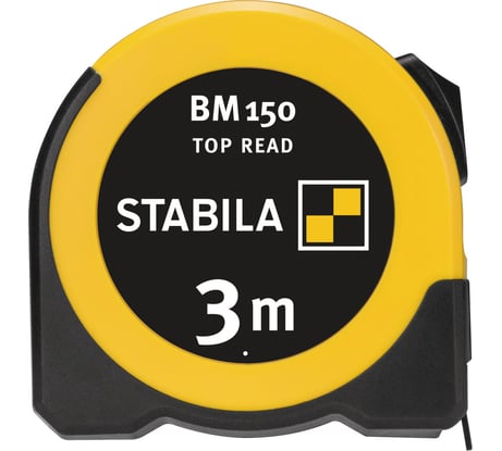 Рулетка STABILA тип bm 150 3м х 16мм (с окошком) 19839