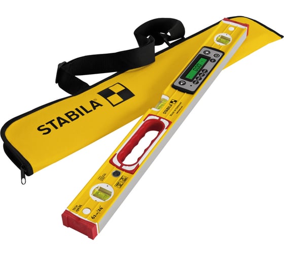 Уровень STABILA tech 196 dl, 61см (ip 67, 2верт.,1гориз., 2 жк диспл., точн. 0,5 мм/м) , шт 19829