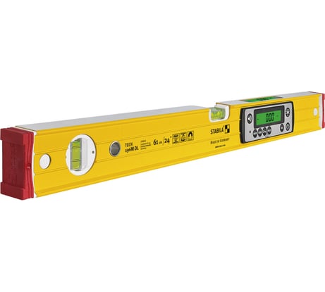 Уровень STABILA tech 196m dl, 61см (ip 67, 2верт.,1гориз., 2 жк дисп., точн. 0,5мм/м) , шт 19823