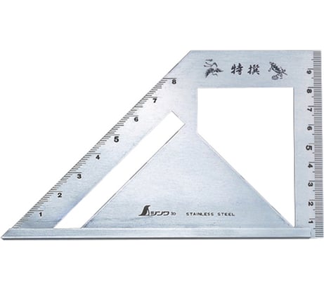 Угловой шаблон Shinwa 163х15х5мм М00003451