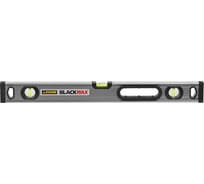 Коробчатый усиленный уровень STAYER EXPERT BlackMax с ручками, 0,5мм/м, 3 ампулы, 60см 3475-060