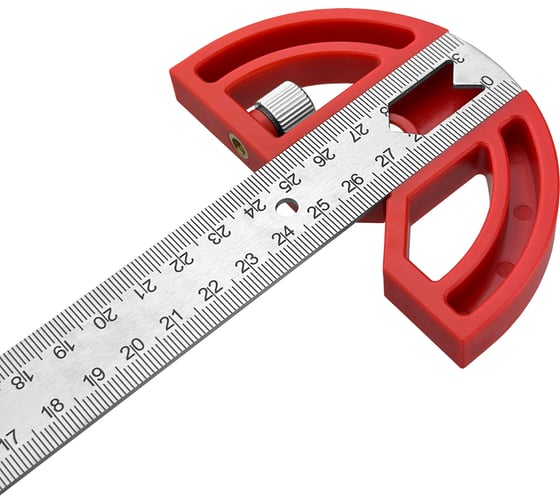 Разметочная линейка vertextools Profi 7 в 1 300x25 мм, inox+пластик pa66 толщина 1,7 мм 3046-5