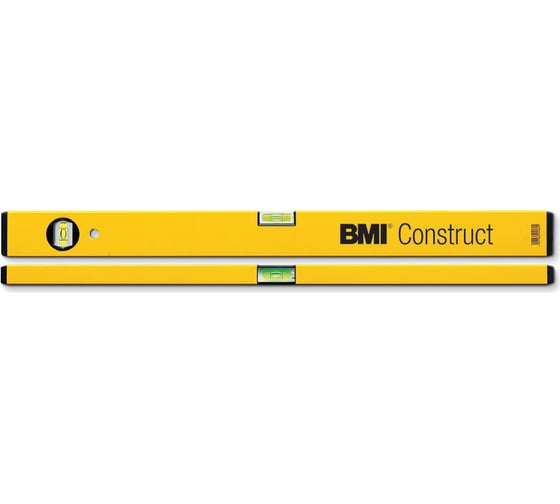 Пузырьковый уровень BMI CONSTRUCT 60cm 689060P-gelbCON 1