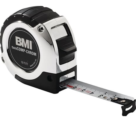 Измерительная рулетка BMI twoCOMP-CHROM 3m 475341221