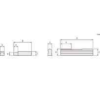 Измерительные губки MITUTOYO 2mm, 516 пара 619010