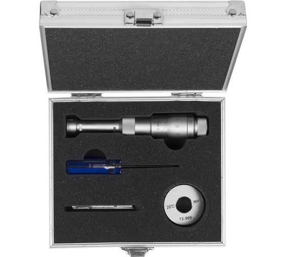 Микрометрический нутромер Micron 3-точечный, 14-17, 0,005, у/к МИК 61228